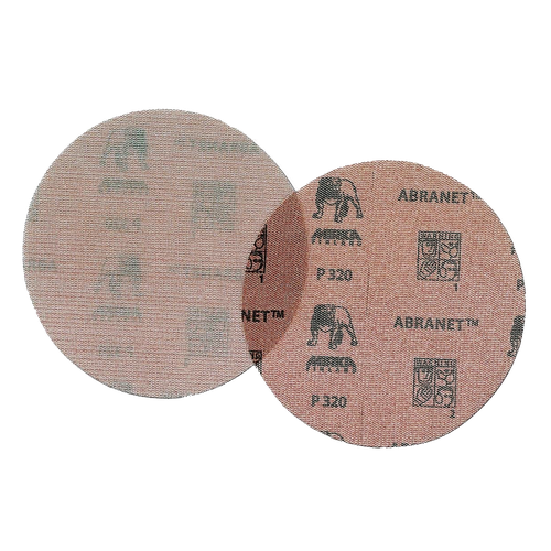 Фото товара "ABRANET Шлифовальный круг, сетчатая основа из полиамида, 77 мм, без отверстий, Р150"