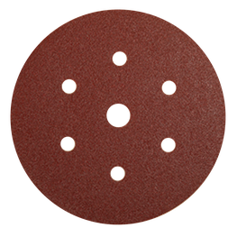COARSE CUT Шлифовальный диск, укрепленная бумага, оксид алюминия, 7 отвестий, 150 мм, Р150