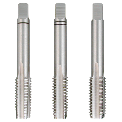 Фото товара "Метчик ручной М2,2х0,45 мм, L=36/9 мм, DIN 352 HSS, комплект из 3-х шт"
