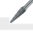 Фото товара "Борфреза форма L коническая с закругленным концом, D=08 мм, d= 6 мм, FL=22 мм, твердосплавная"